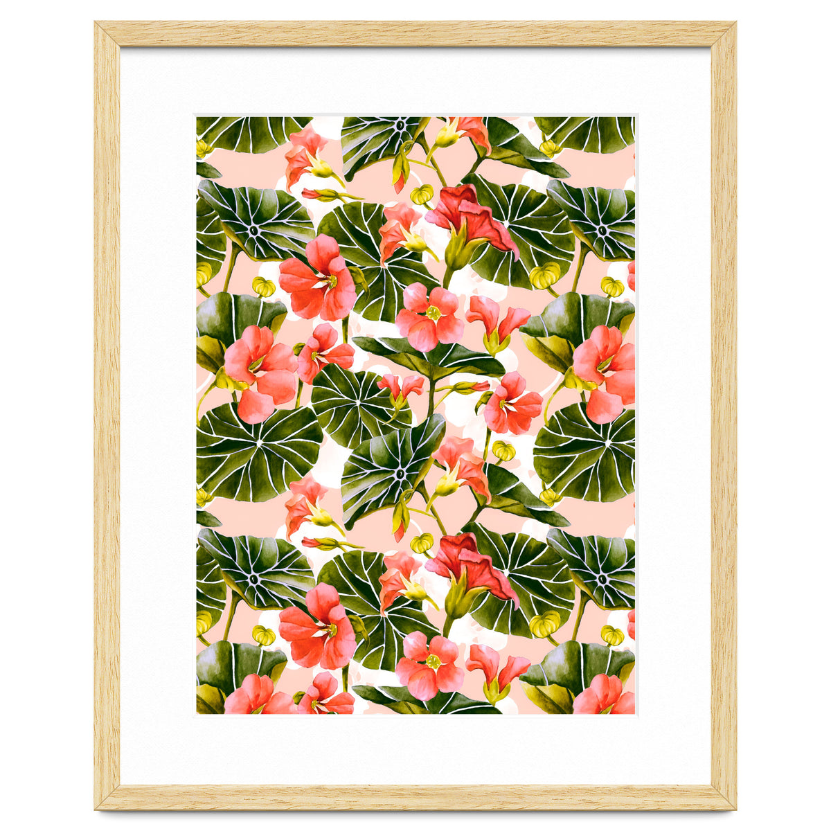 Nasturtiums watercolor 03