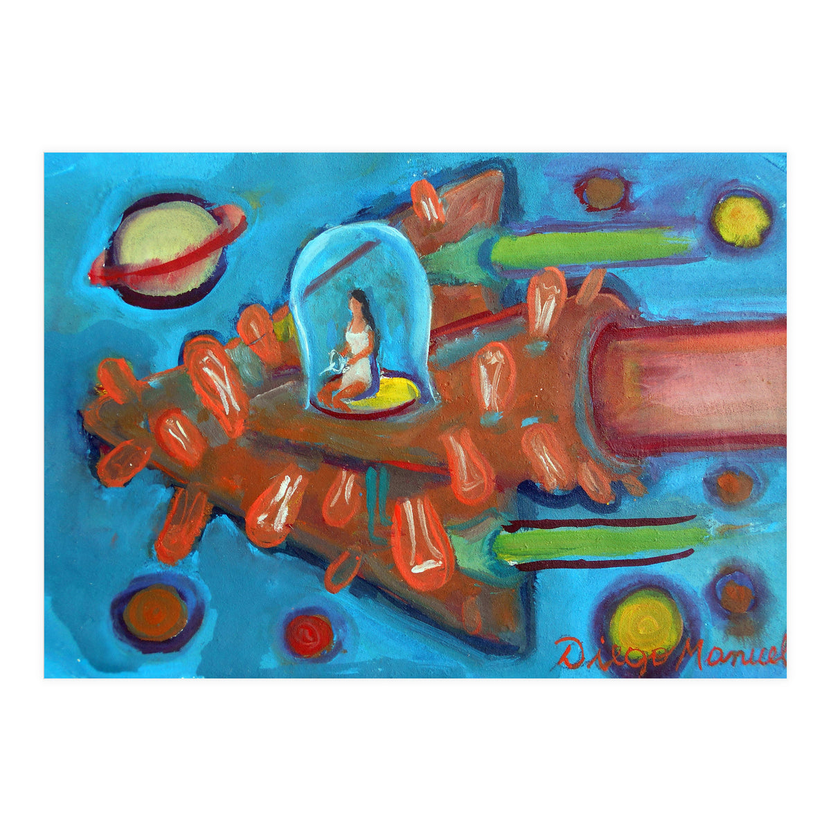 Viajera Del Espacio (Print Only)