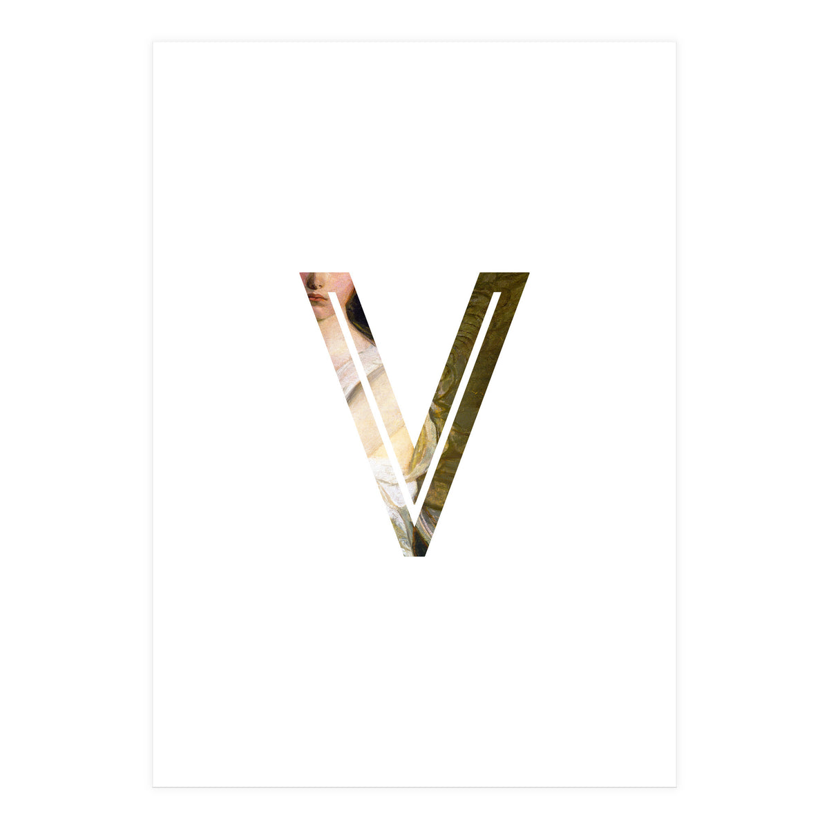 Letter V - (Impress) (Print Only)