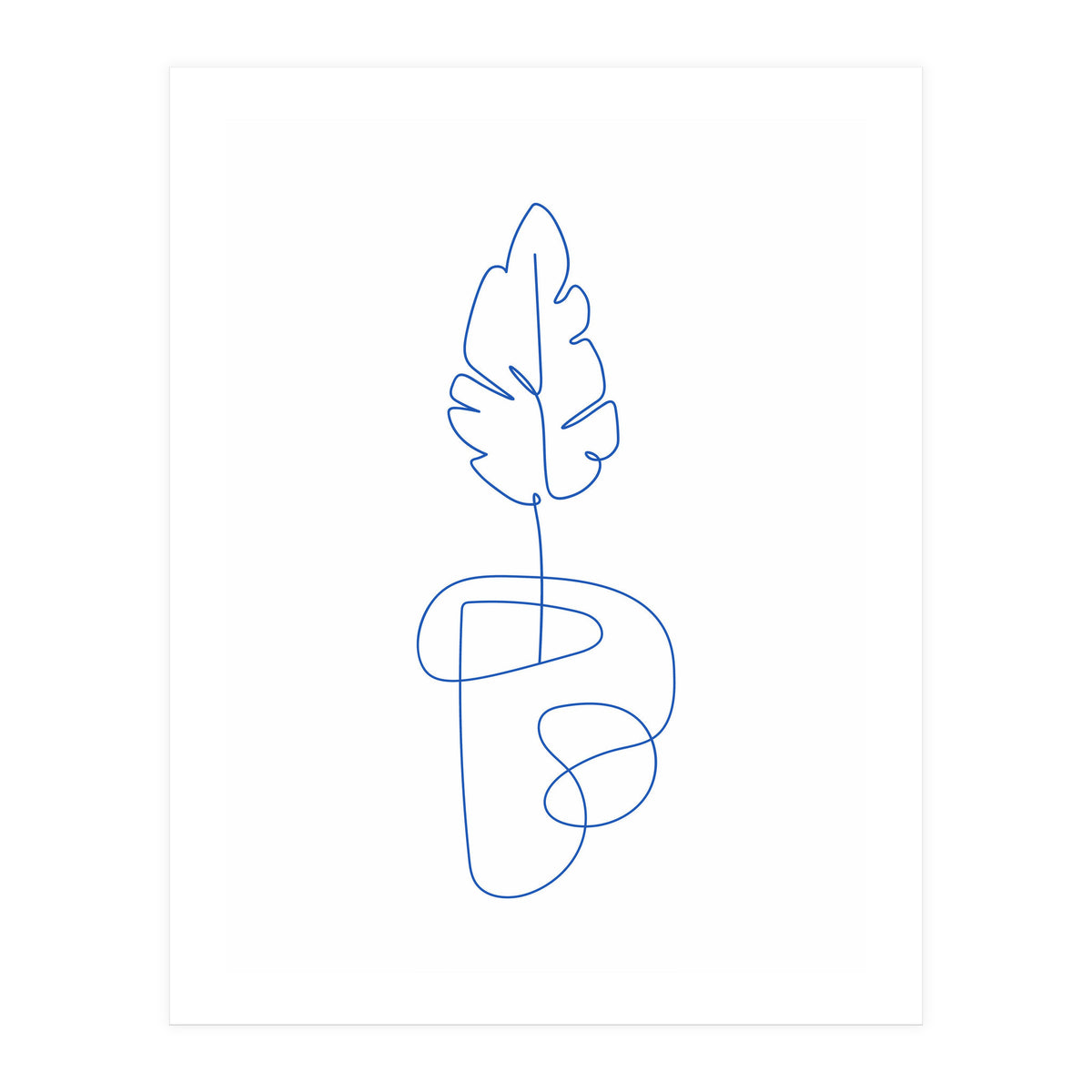 One Line Art Botanical (Print Only)