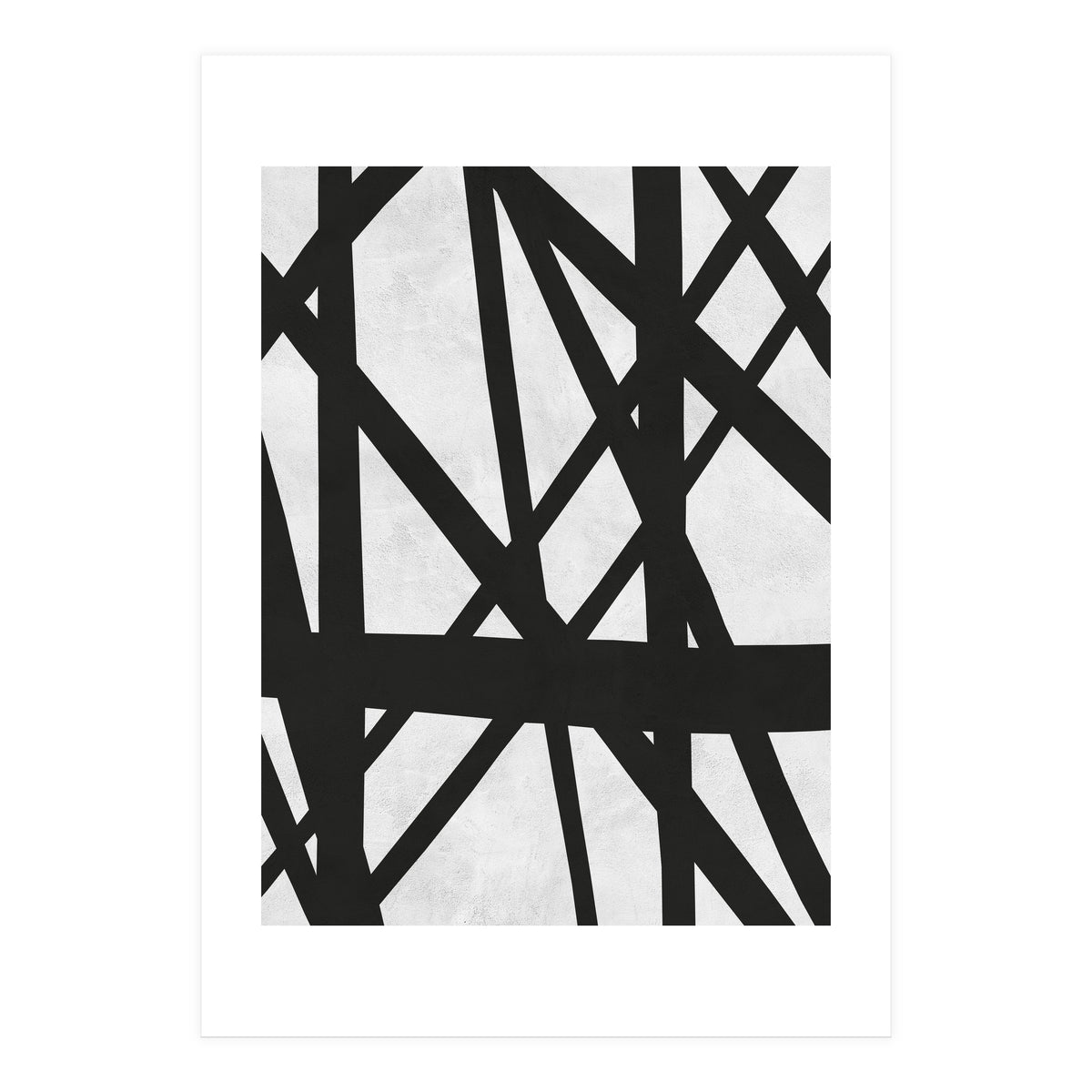 Expressionist black and white III (Print Only)