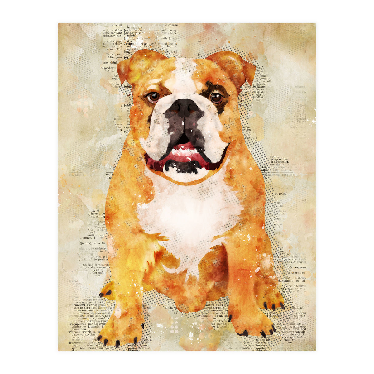 Boxer Dog (Print Only)