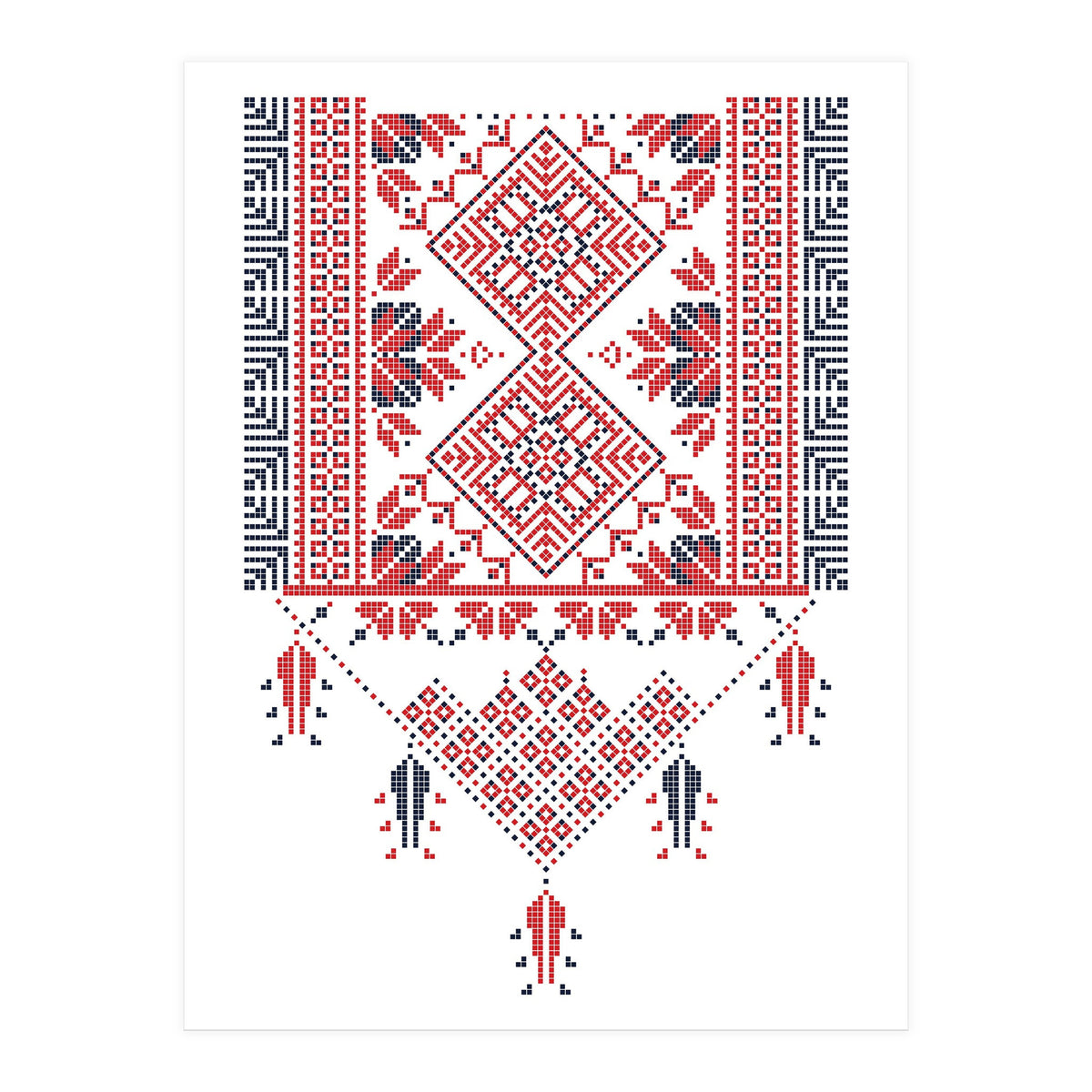 Tatreez Ornament 11 (Print Only)