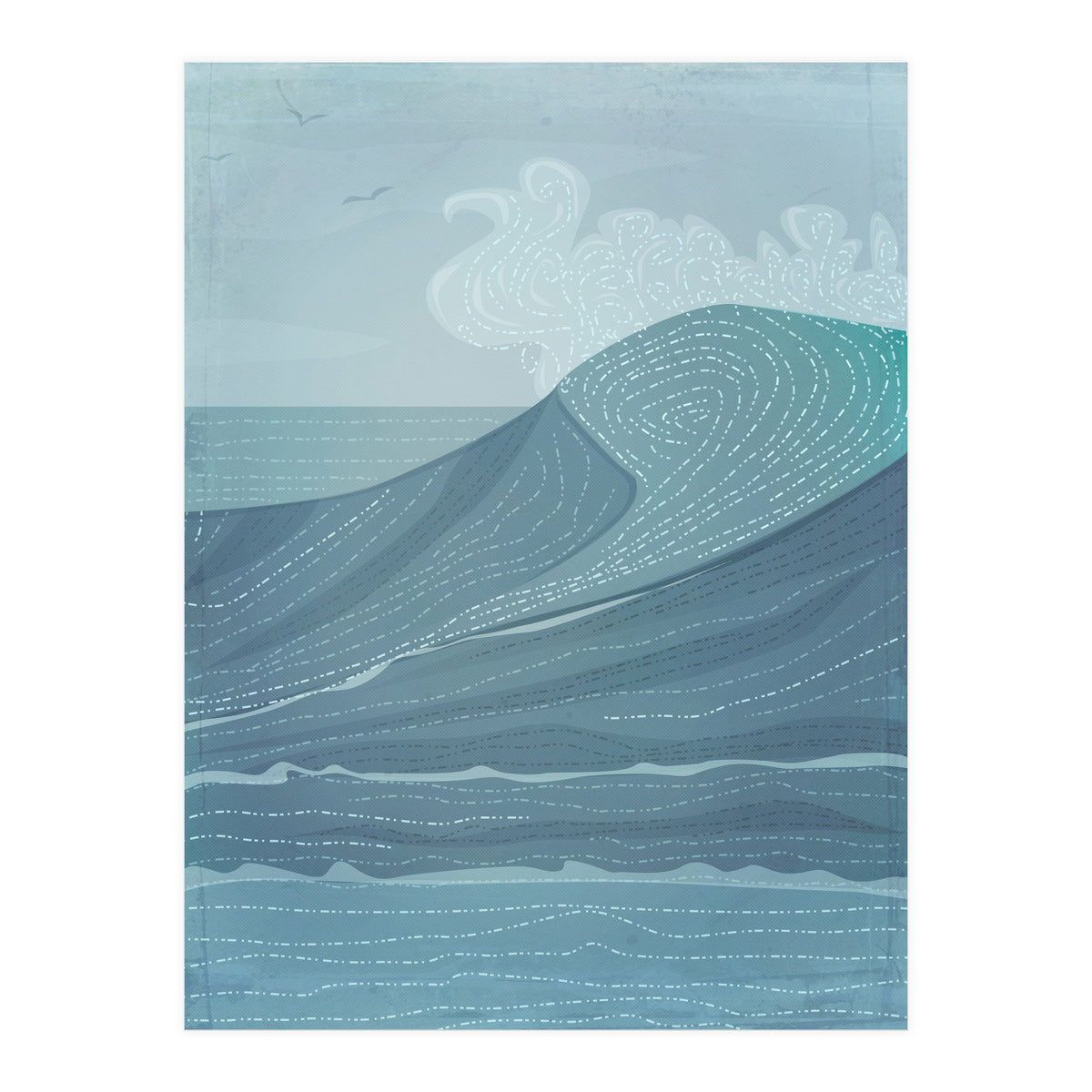 The wave (Print Only)