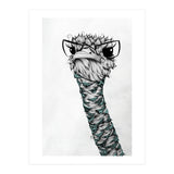 Poetic Ostrich (Print Only) thumbnail