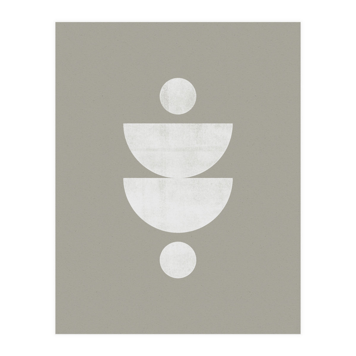 Mid-Century Modern No.23 - Woodblock Print (Print Only)