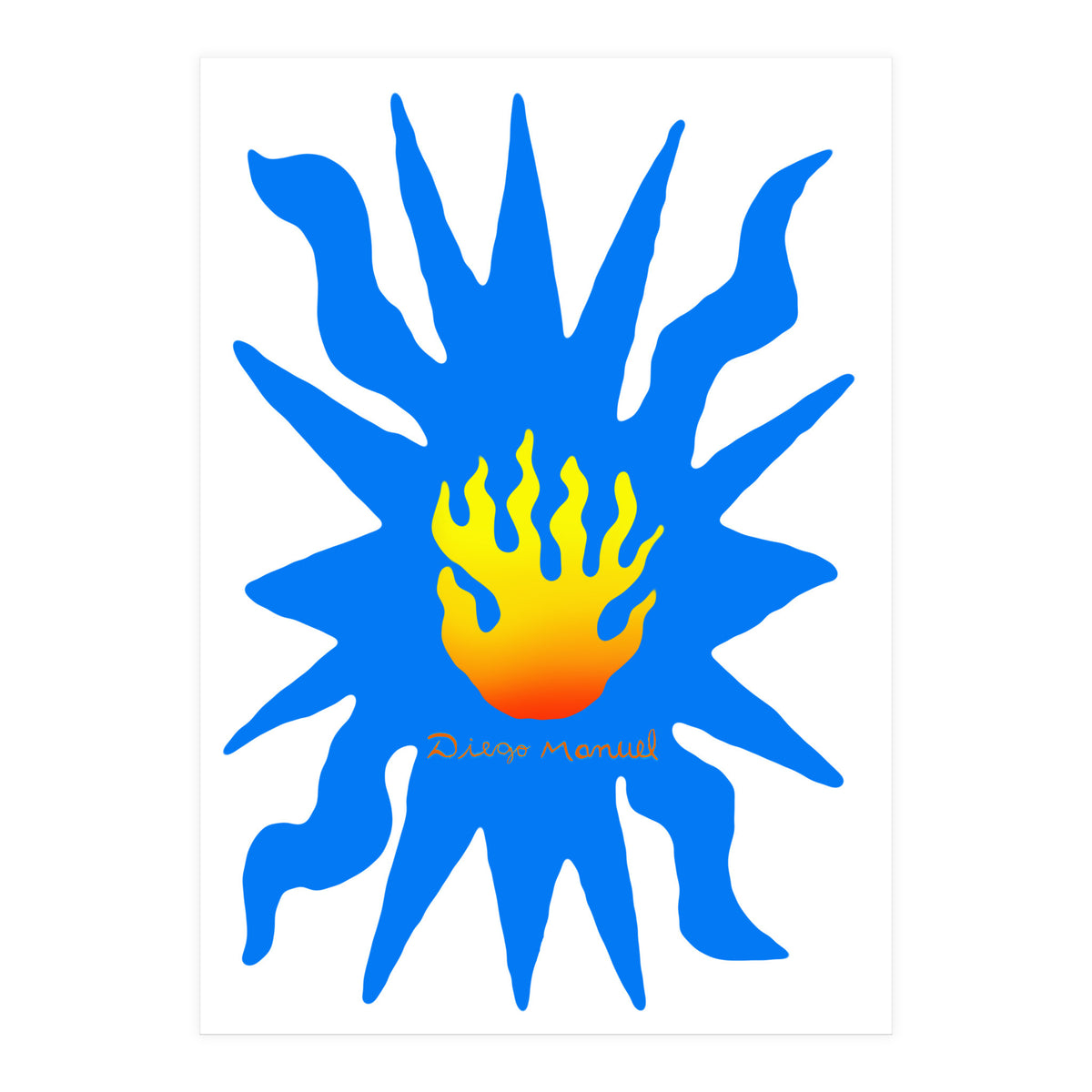 Fuego 42 Copia (Print Only)