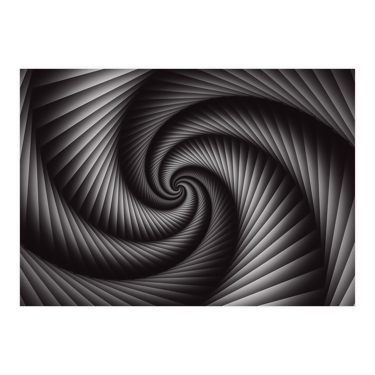 3d Abstract Spiral  (Print Only)