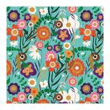 Folk Spring Floral Blue  (Print Only) thumbnail