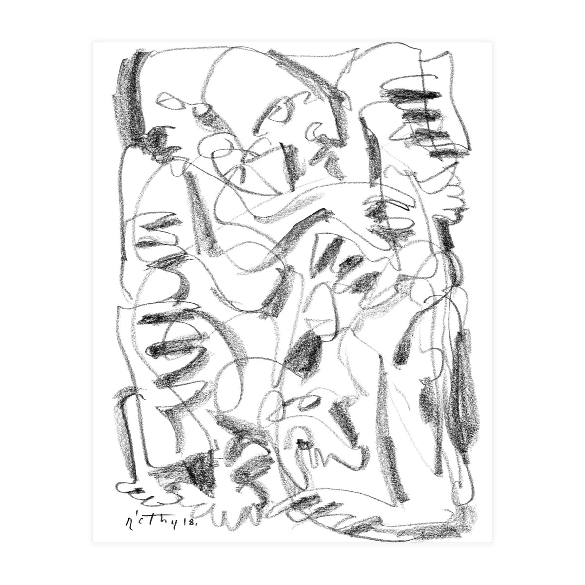 Out of the Shadows - b&w (Print Only)