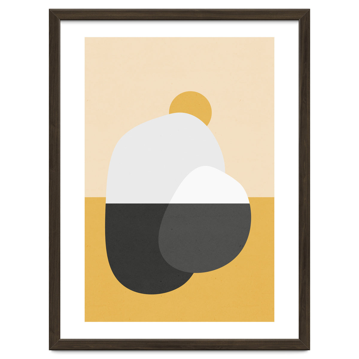 Abstract Boulders - Golden Desert