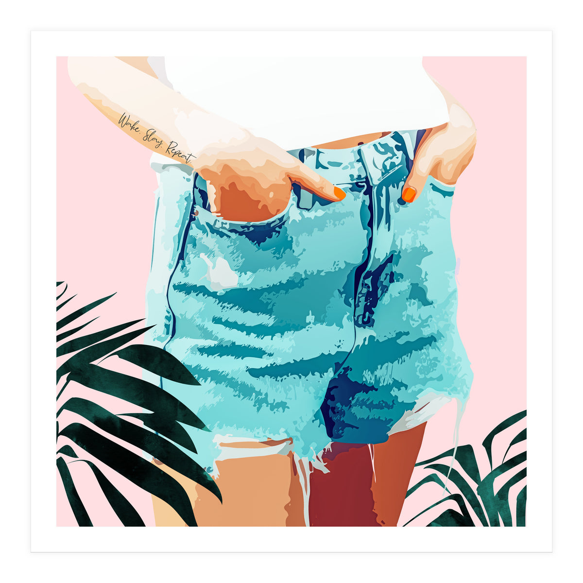 Wake. Slay. Repeat. (Print Only)