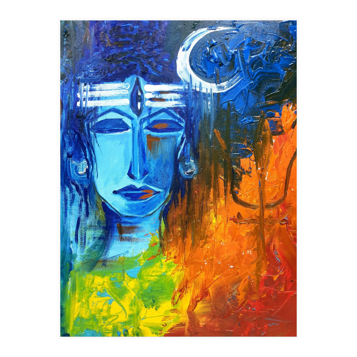 Abstract Shiva  (Print Only)