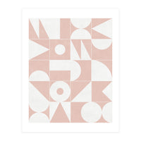 My Favorite Geometric Patterns No.11 - Pale Pink (Print Only)