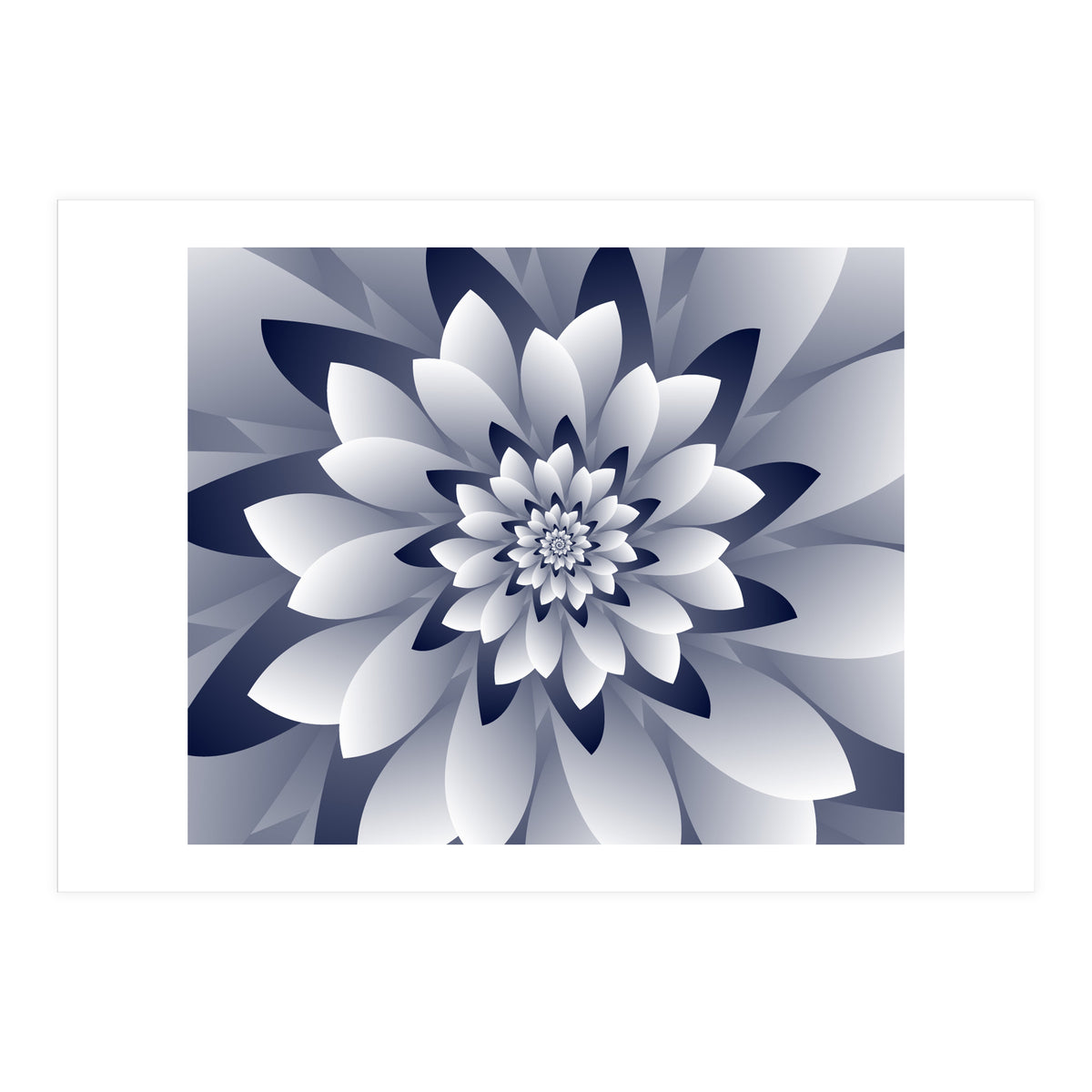 White Floral (Print Only)