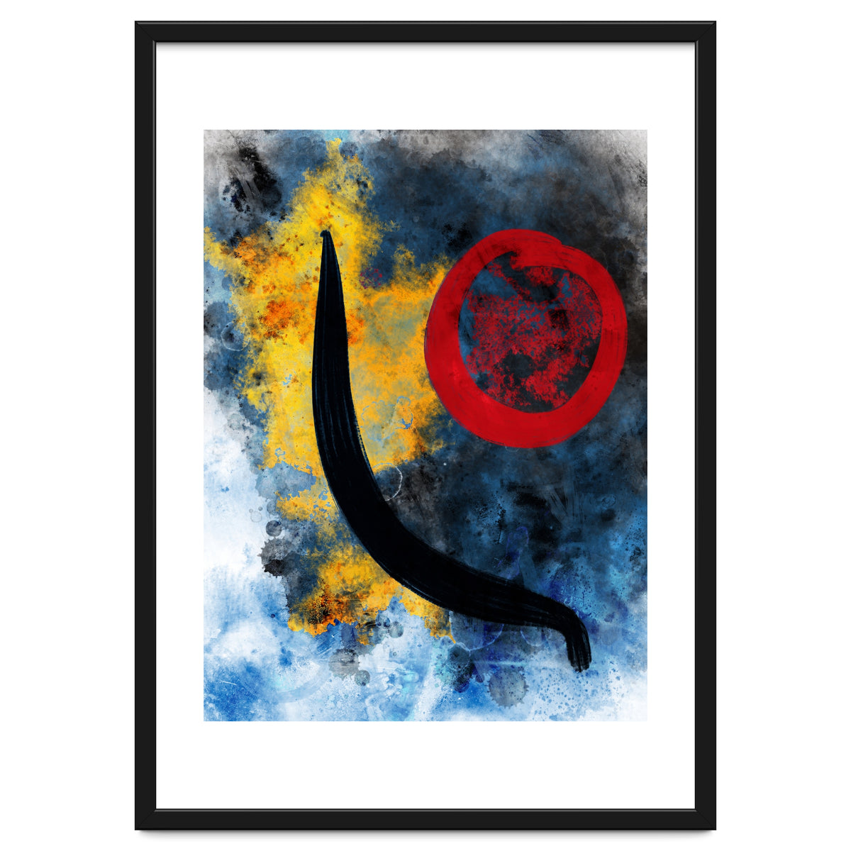 Abstract Calligraphy in the universe