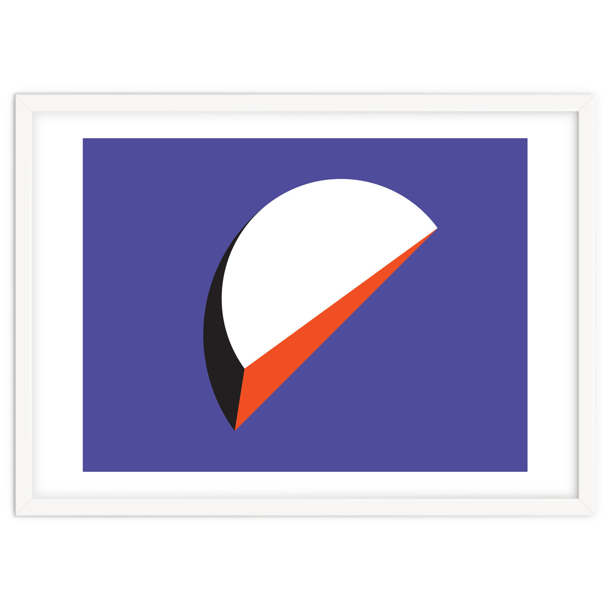 Geometric Shapes No. 37 - orange & purple