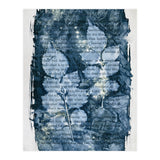 Indigo Blue Botanical Leaves No. 3 (Print Only) thumbnail