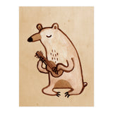 Ukulele Bear (Print Only) thumbnail
