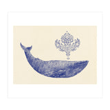 Damask Whale (Print Only) thumbnail