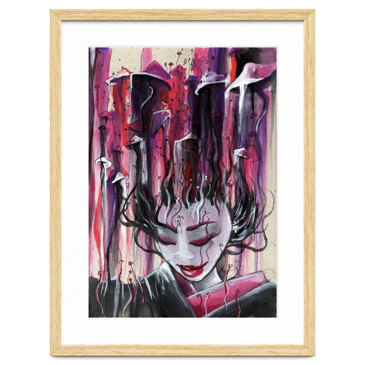 Geisha in Mushrooms: The Surrealistic Concubine