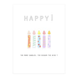 HAPPY!  THE MORE CANDLES, THE BIGGER THE WISH! (Print Only) thumbnail