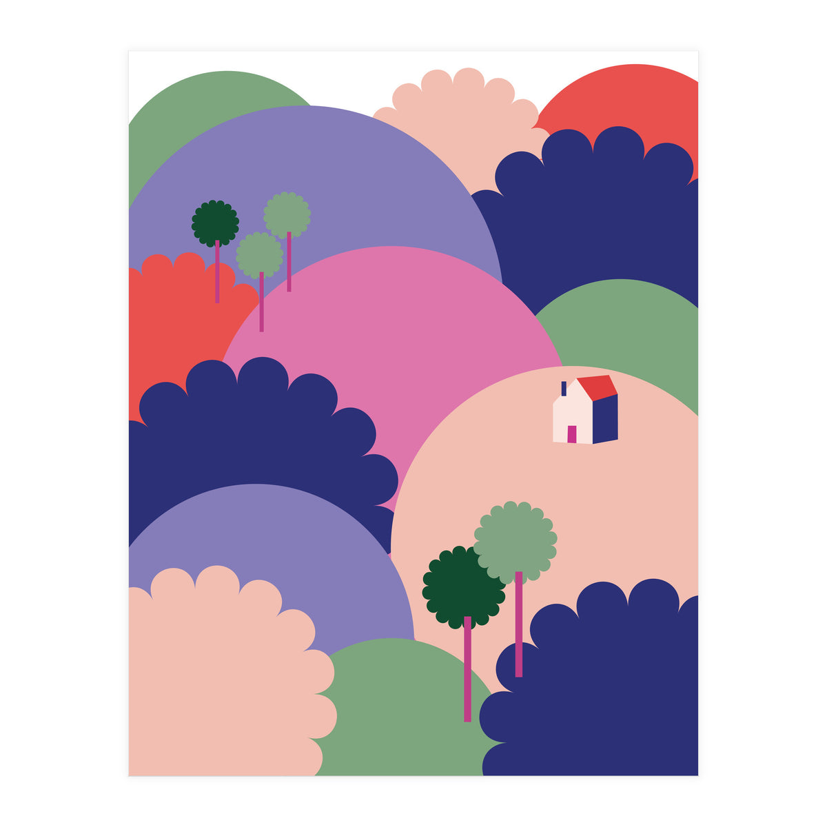 Vrai Flower Big Mediterranean Landscapes1 Rgb (Print Only)