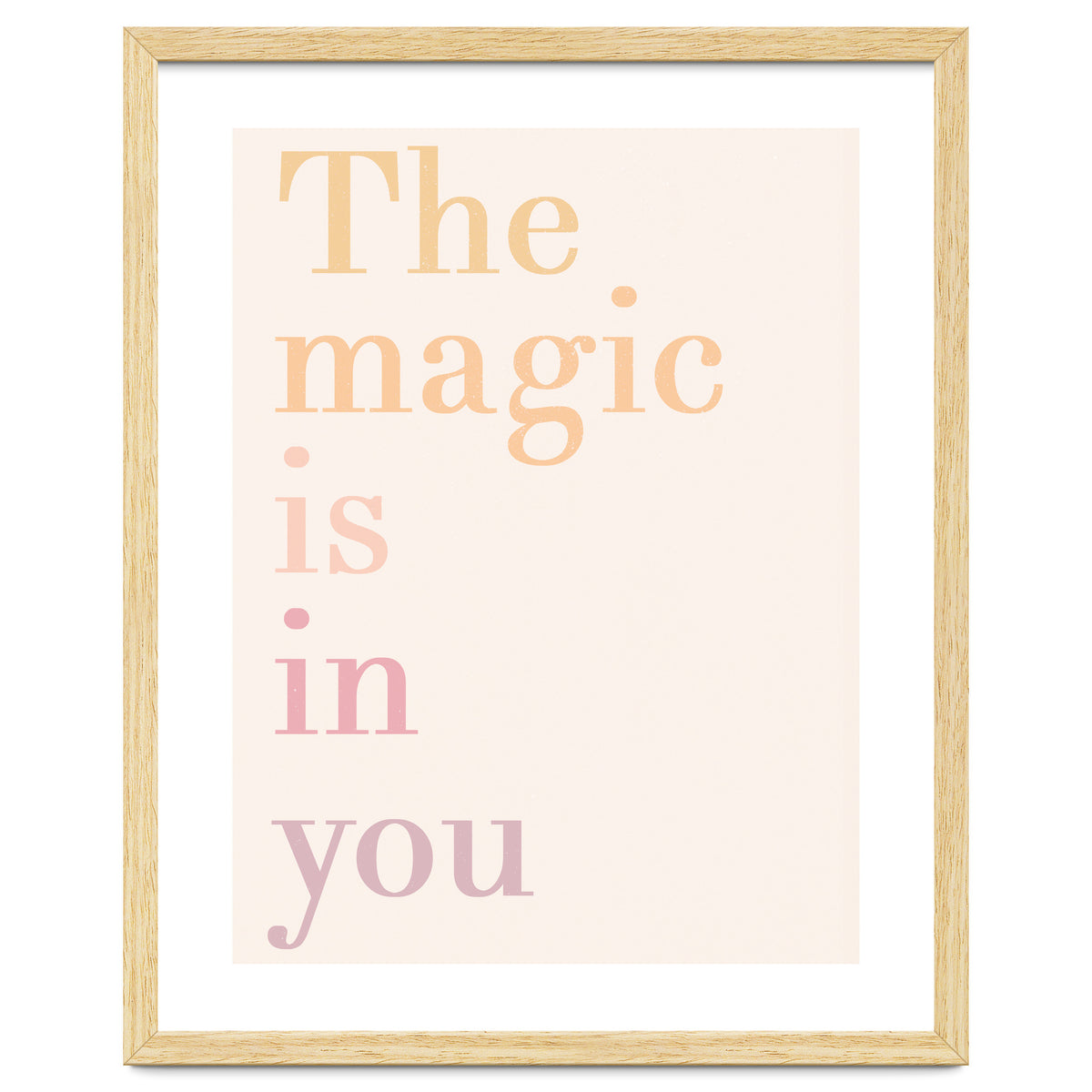 The Magic Is In You, Pastel