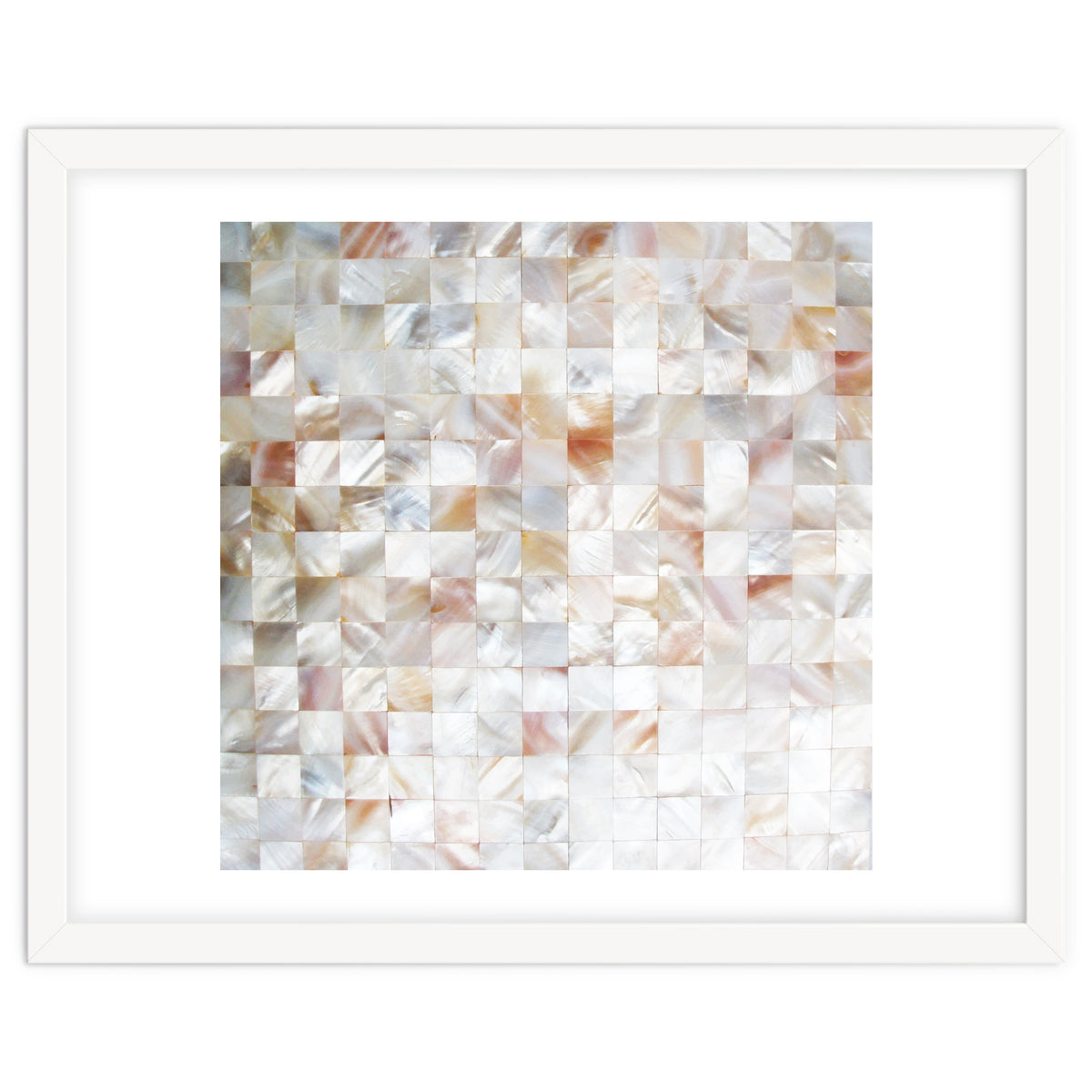 Mother of Pearl, Exotic Tiles Photography, Neutral Minimal Geometrical Graphic Design