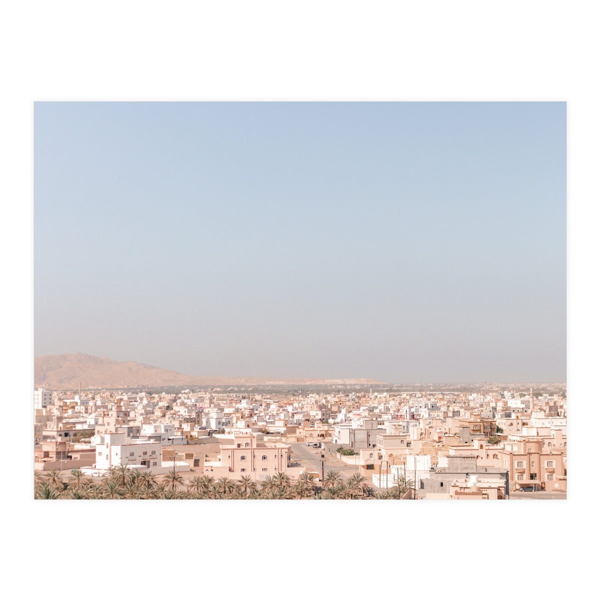Oman, Middle East City View (Print Only)