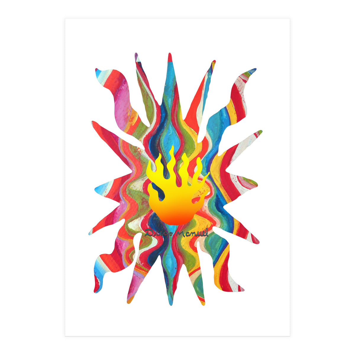 Fuego 30 Copia (Print Only)