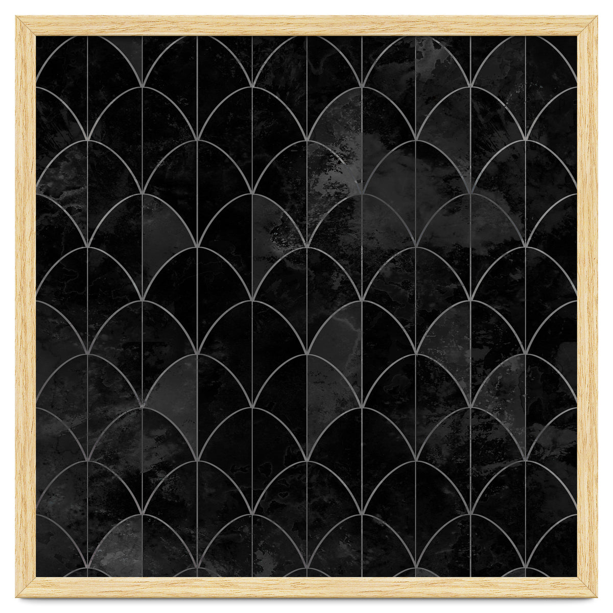 Mermaid scales. Black and white