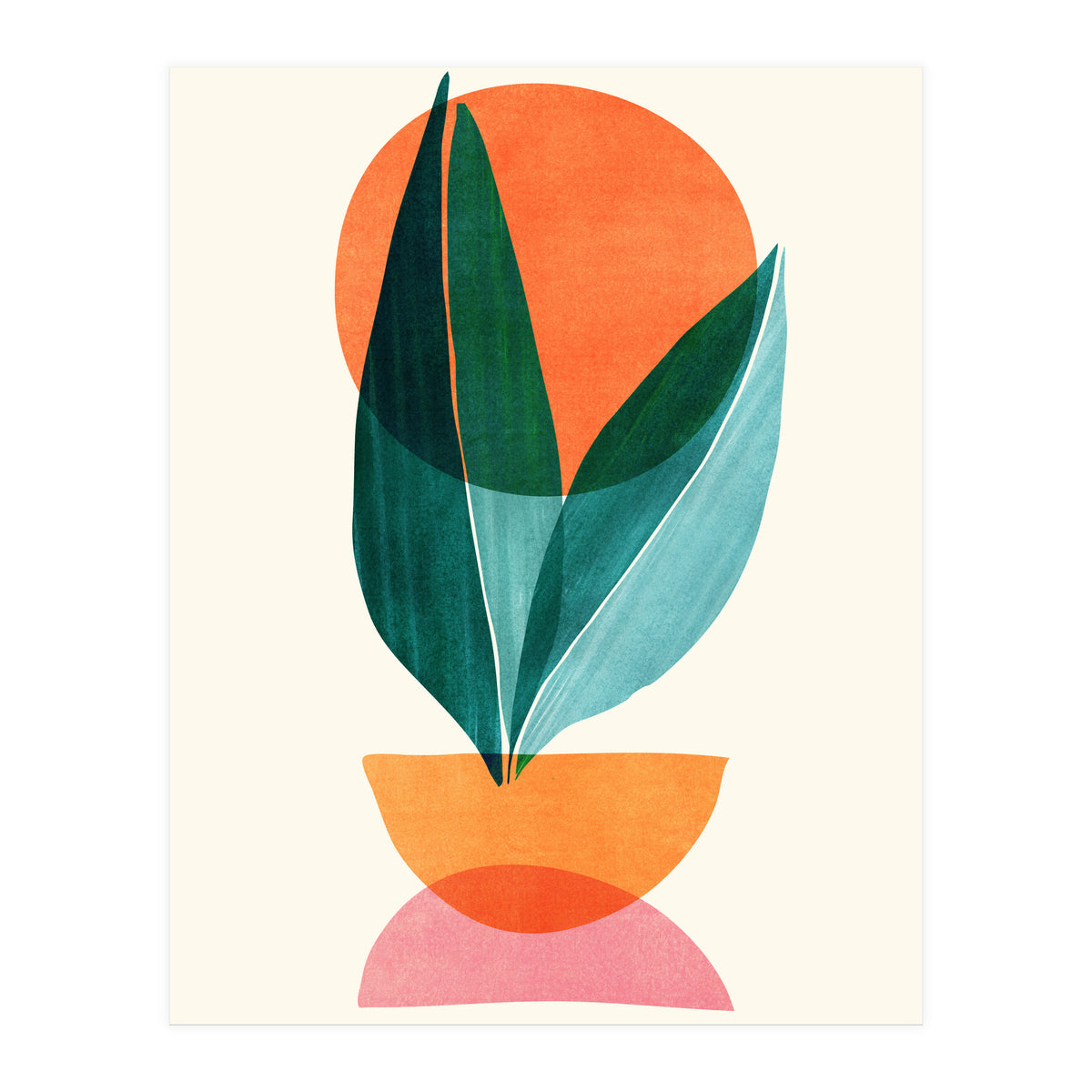 Abstract Nature Stack II (Print Only)