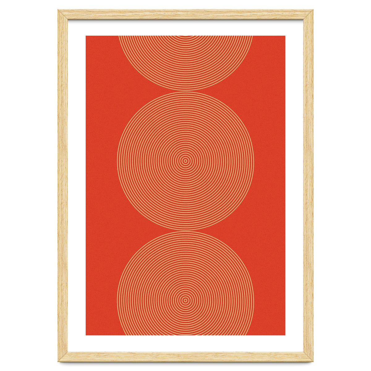 Radial Mid Century Geometric Art