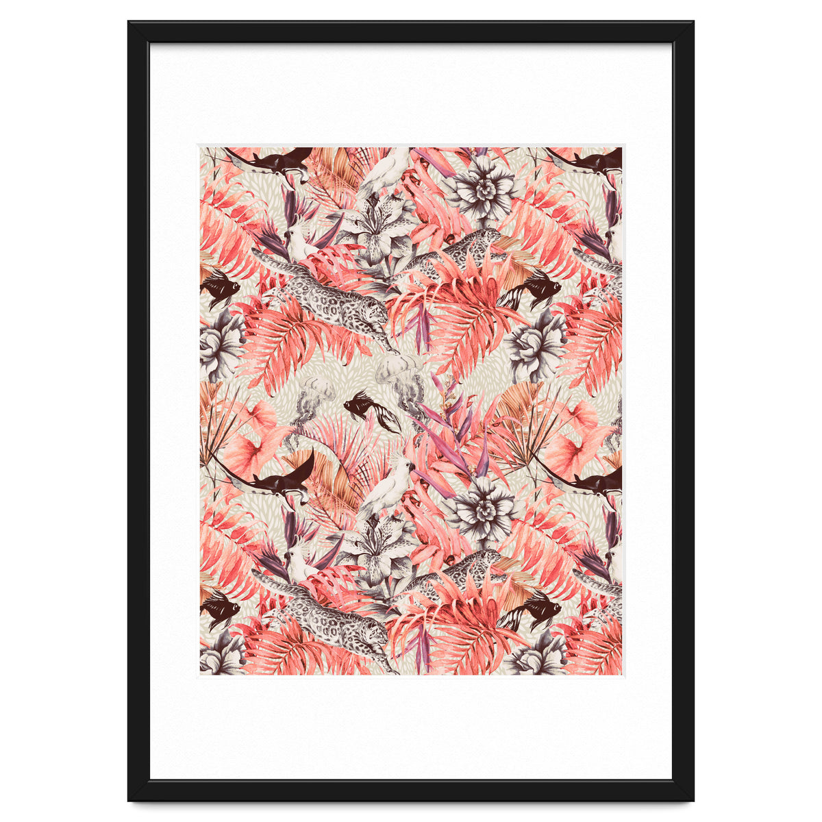 Tropical paradise pink