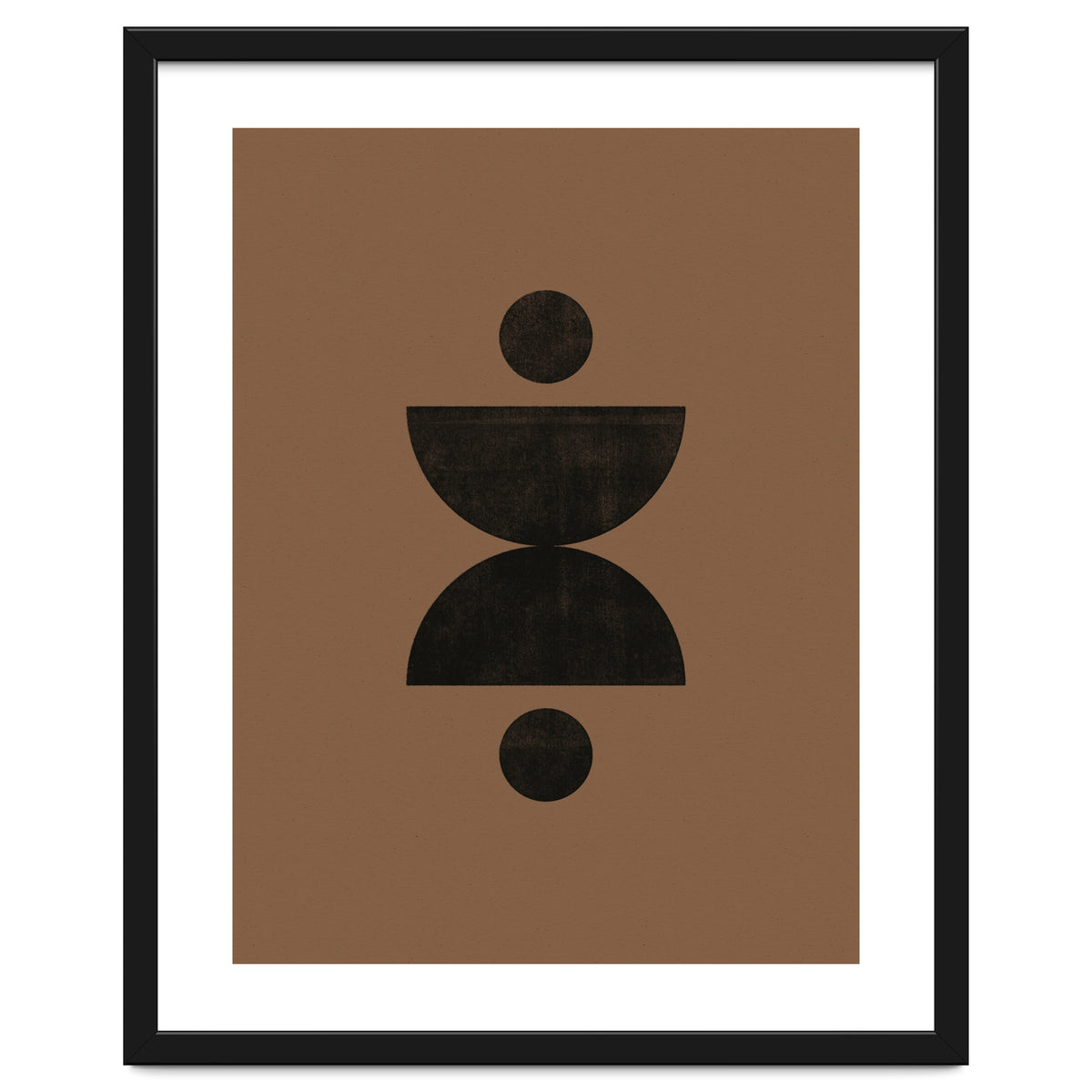 Mid-Century Modern No.27 - Woodblock Print