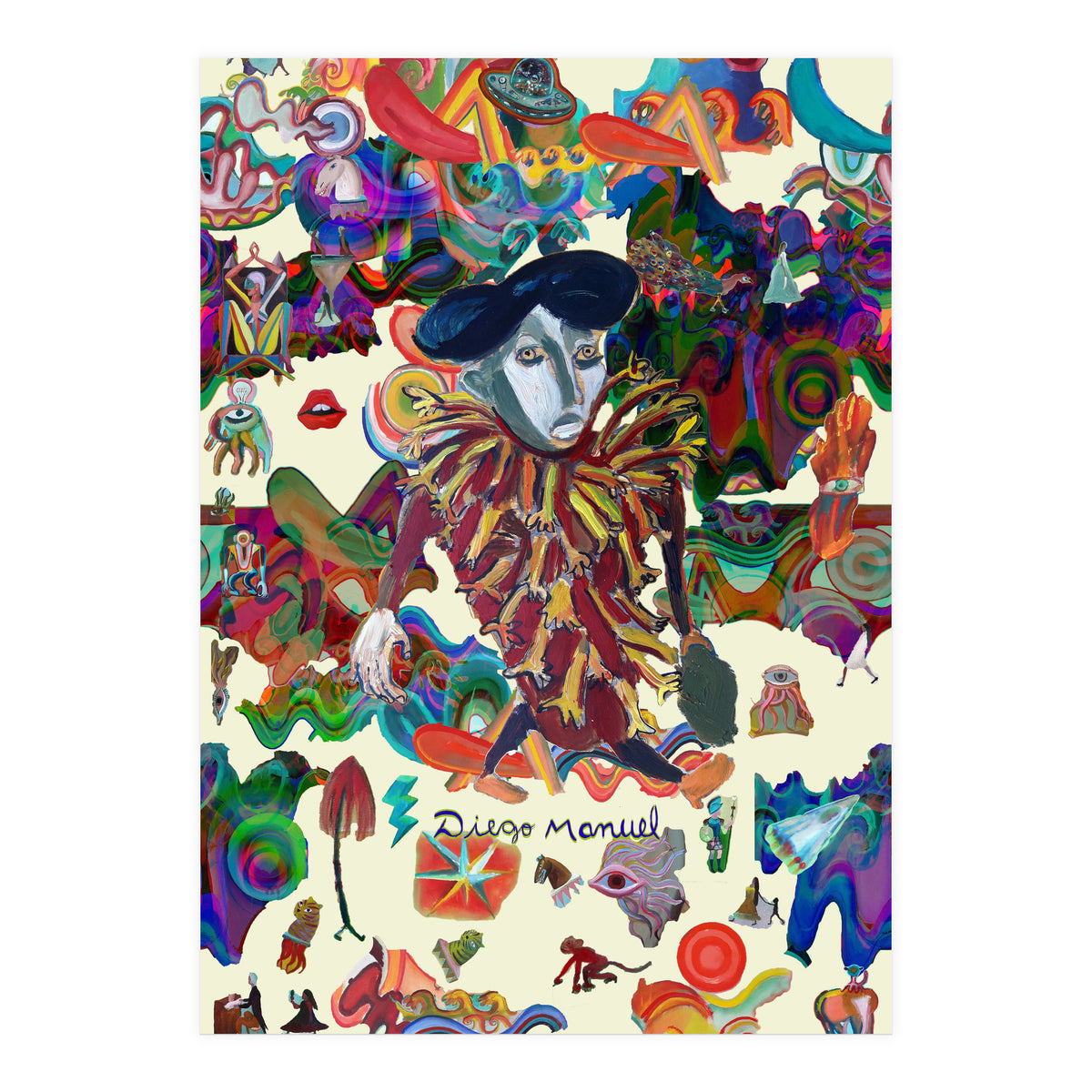 Graffitis 2021 Tapiz 48 B (Print Only)