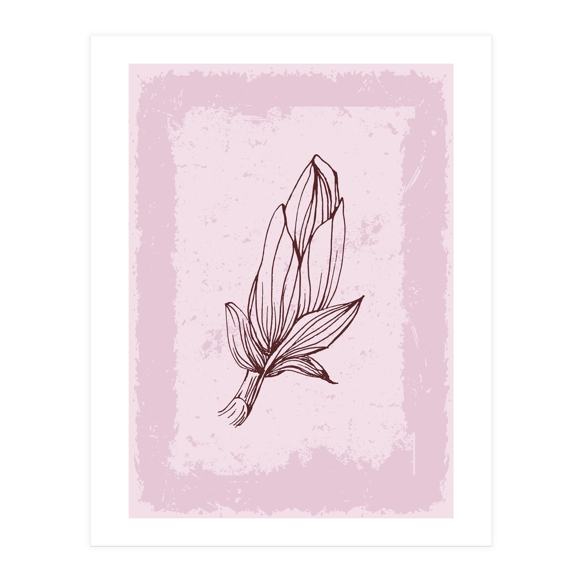 Magnolia Simple Minimal Boho - Botanical Leaves (Print Only)