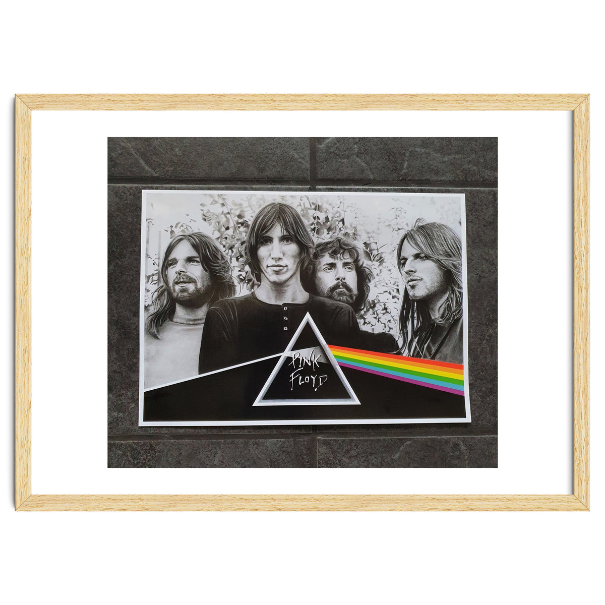 Pink Floyd DSOTM Pencil Portrait Print