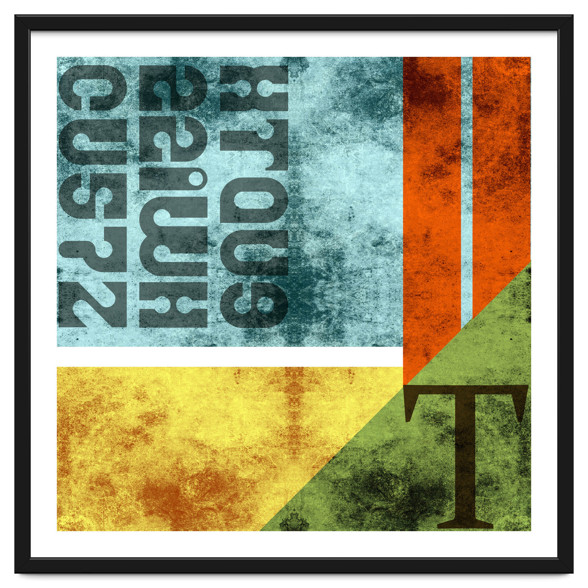 Abstract Industrial Rgby