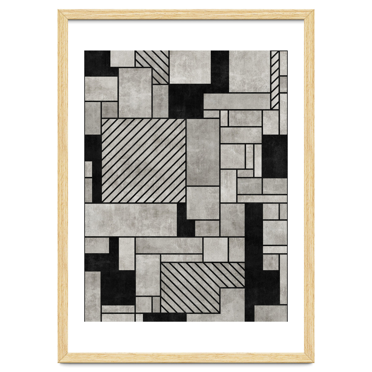 Random Concrete Pattern