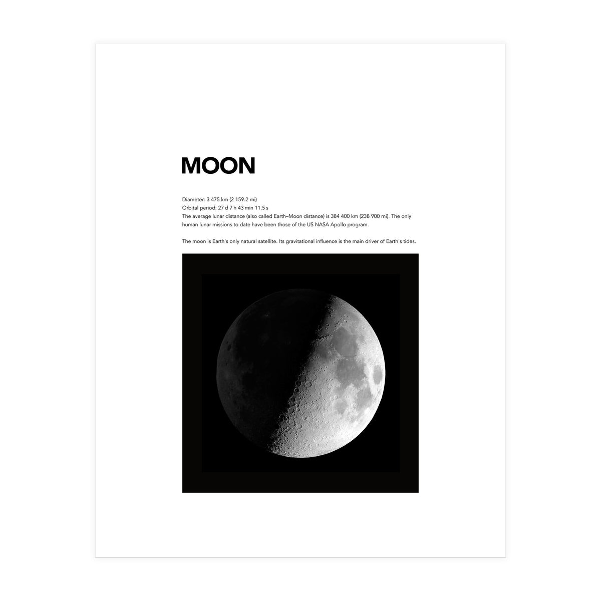 MOON (Print Only)