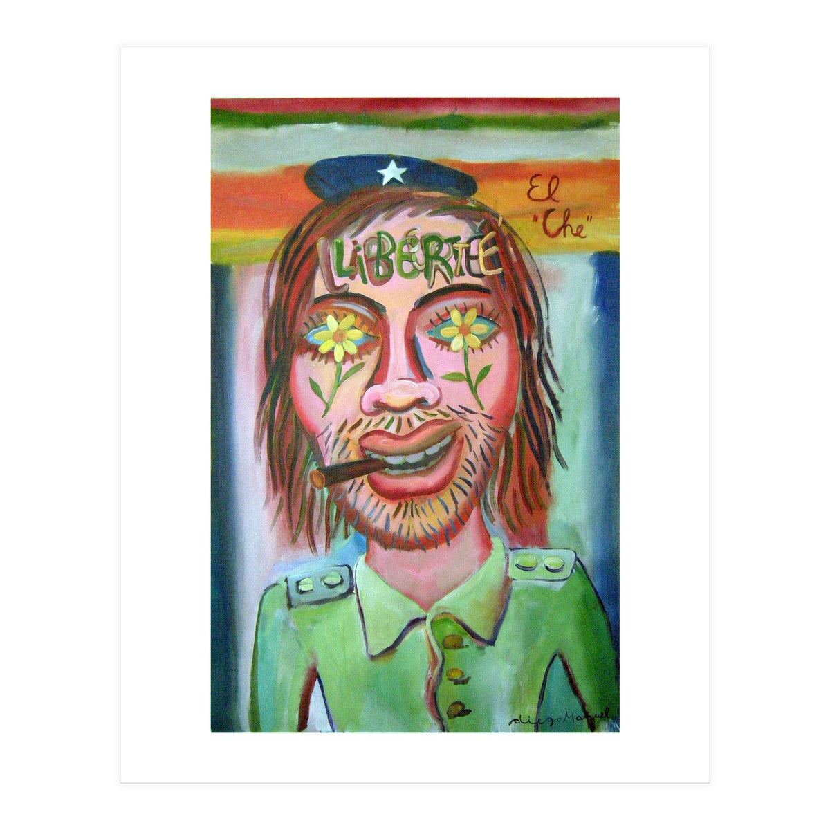 Che Guevara Y Margaritas 2 (Print Only)