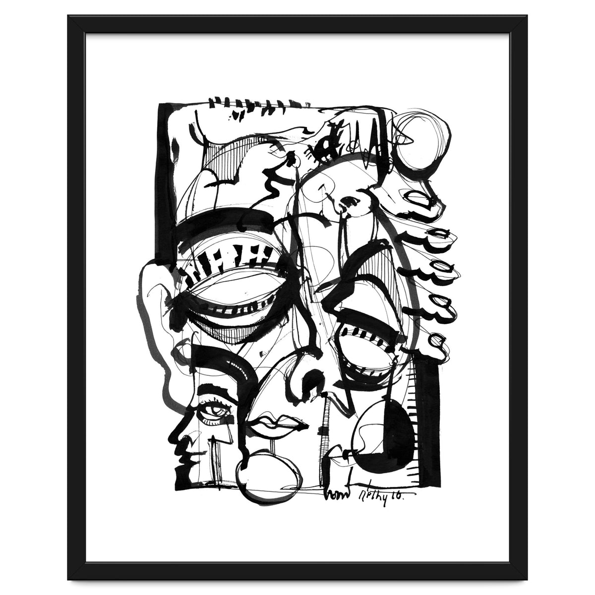 Weird Sensation - b&w