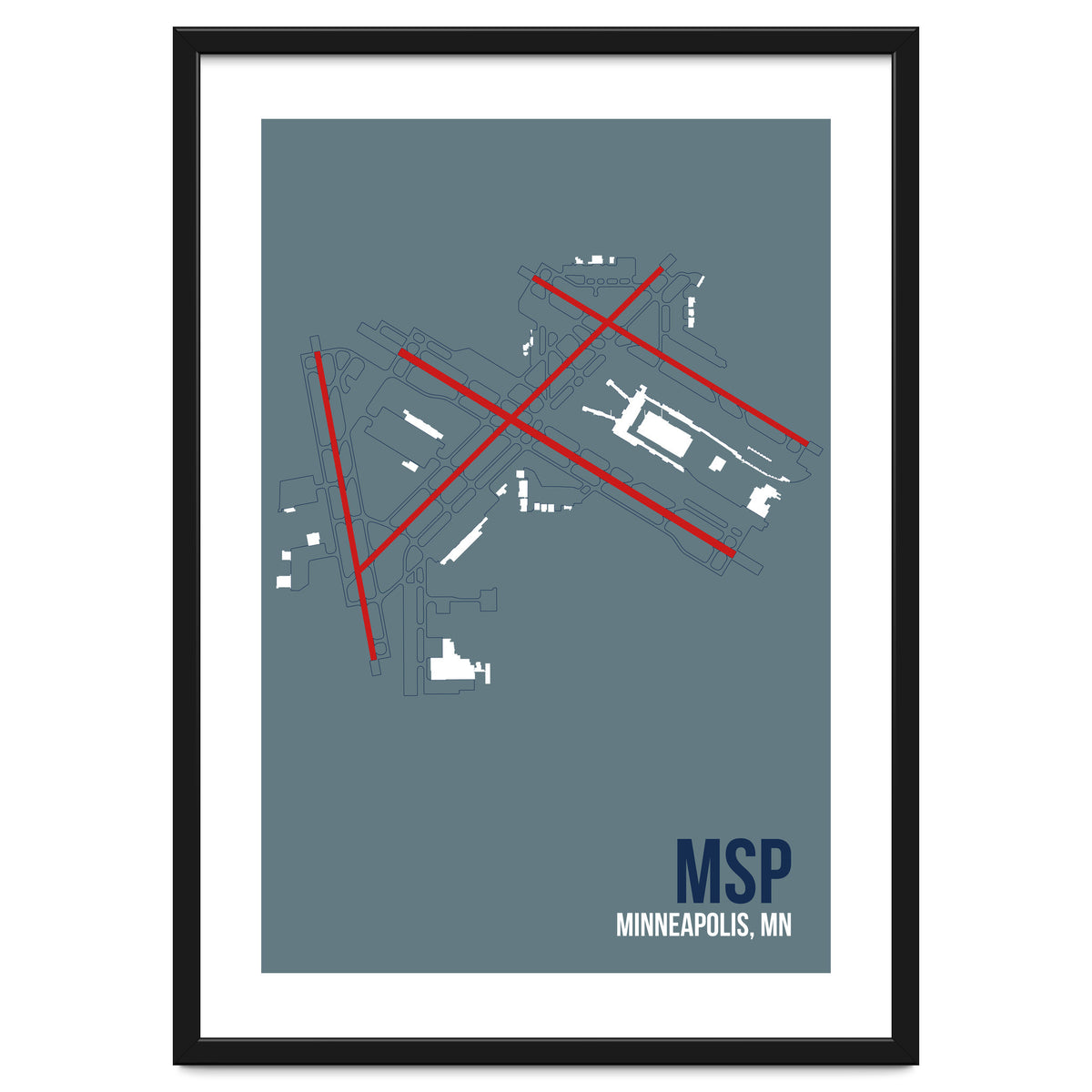 Minneapolis Airport Layout
