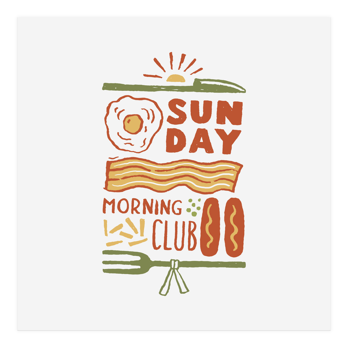 Sunday Club (Print Only)