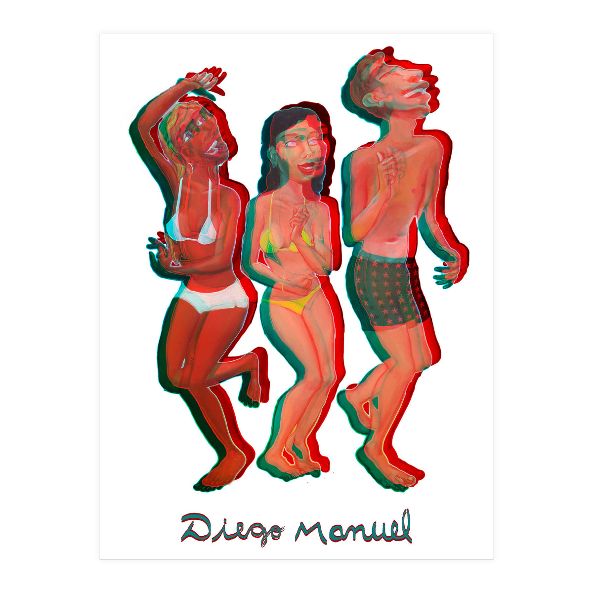 Bailando En La Playa 9 (Print Only)