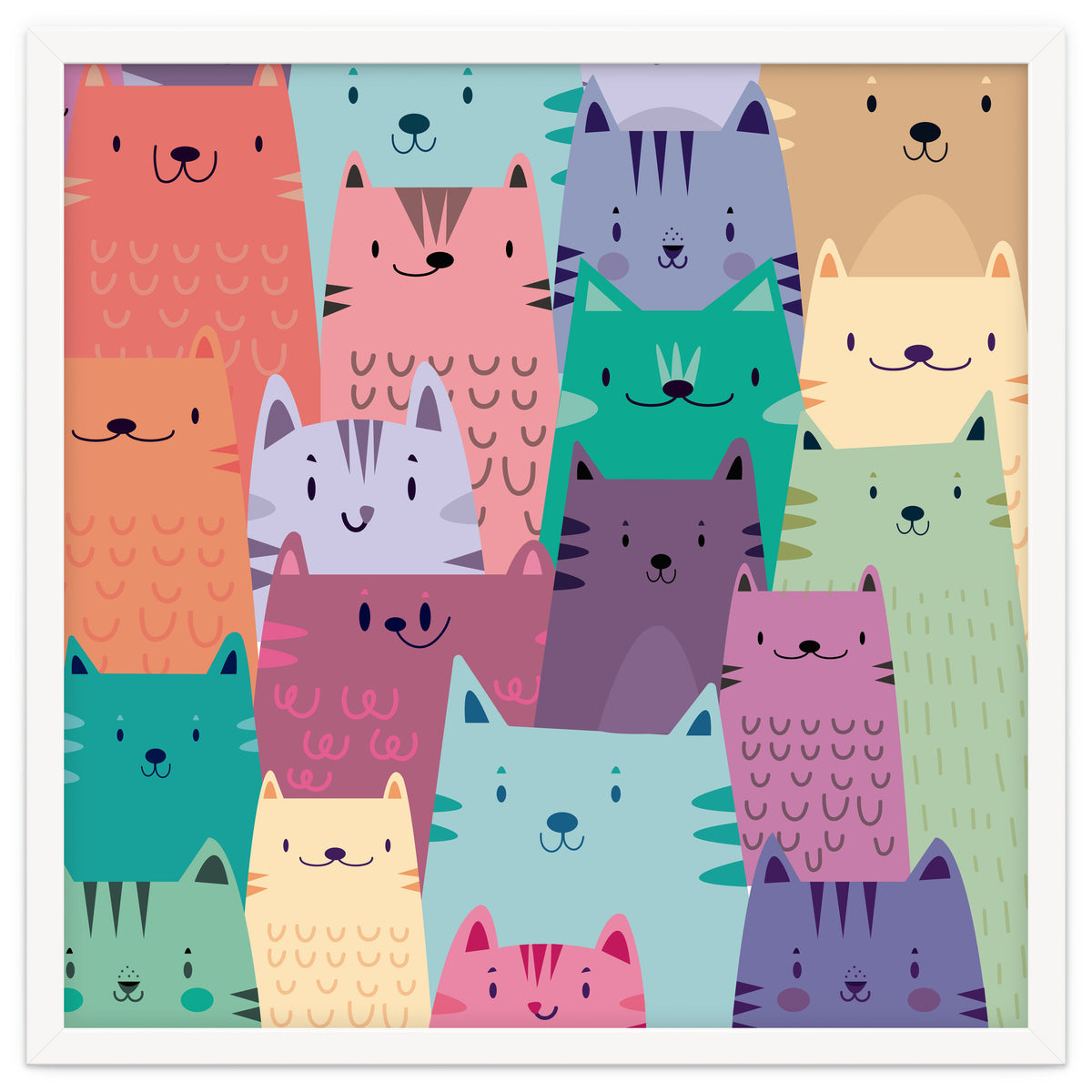 Pastel cats