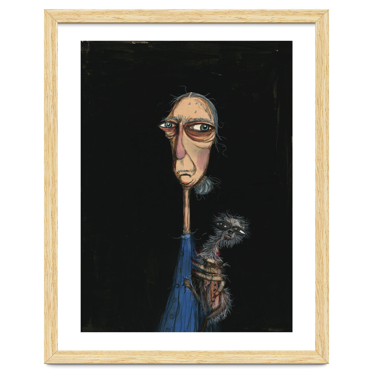 Woman Holding A Chihuahua