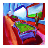 Noche De Pool 3 4 (Print Only)